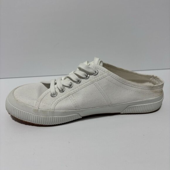 Superga Women’s 2402 White Slip-On Mule, Side 8 M - Picture 2 of 5